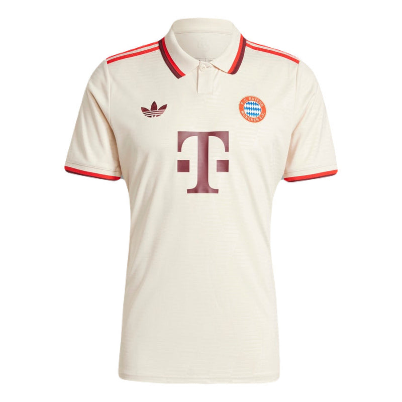 Bayern München Dritteltrikot Polo 24/25 Herren Fantrikot Beige