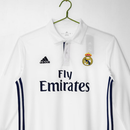 Real Madrid Langarm Heimtrikot 2016/17 Herren Fan-Version (Retro)
