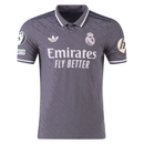 Real Madrid Drittetrikot mit Patches 24/25 Herren Fan-Version