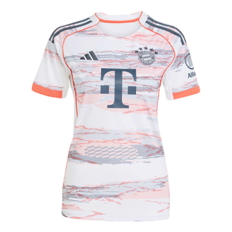 Bayern München Auswärtstrikot 25/26 Damen Fantrikot Weiß