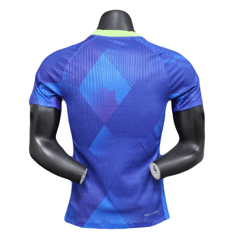 Brasilien Auswärtstrikot 25/26 Herren Spieler-Version Trikot Blau