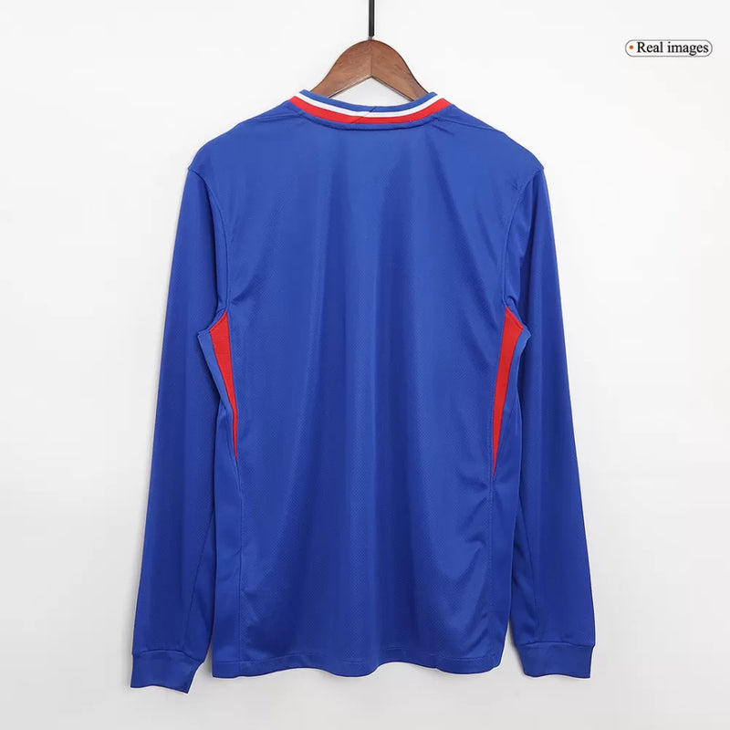 Herren Frankreich Heimtrikot 24/25 Fantrikot Langarm