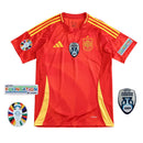 Spanien Heimtrikot mit Patches 24/25 Herren Fan-Version