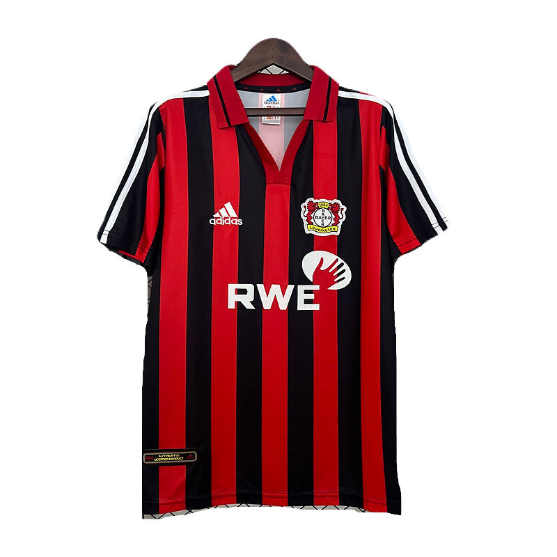 Bayer Leverkusen Heimtrikot 01/02 Herren Fantrikot (Retro)