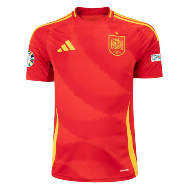 Spanien Heimtrikot mit Patches 24/25 Herren Fan-Version