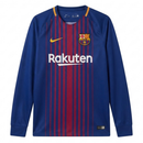 Barcelona Langarm Heimtrikot 2017/18 Herren Fan-Version (Retro)