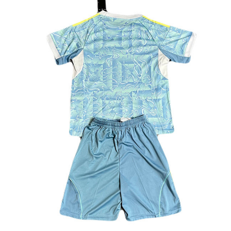 Kinder-Set Juventus Auswärtstrikot 25/26 Blau