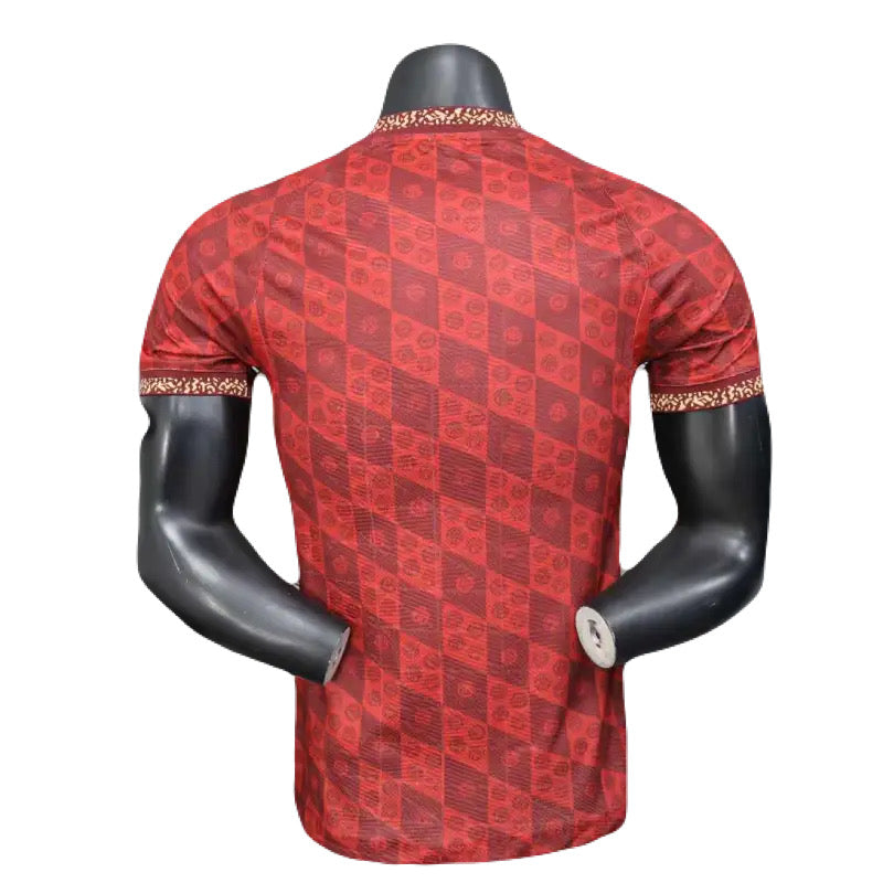 Bayern München 125 Jahre Trikot 25/26 Herren Spieler-Version Rot