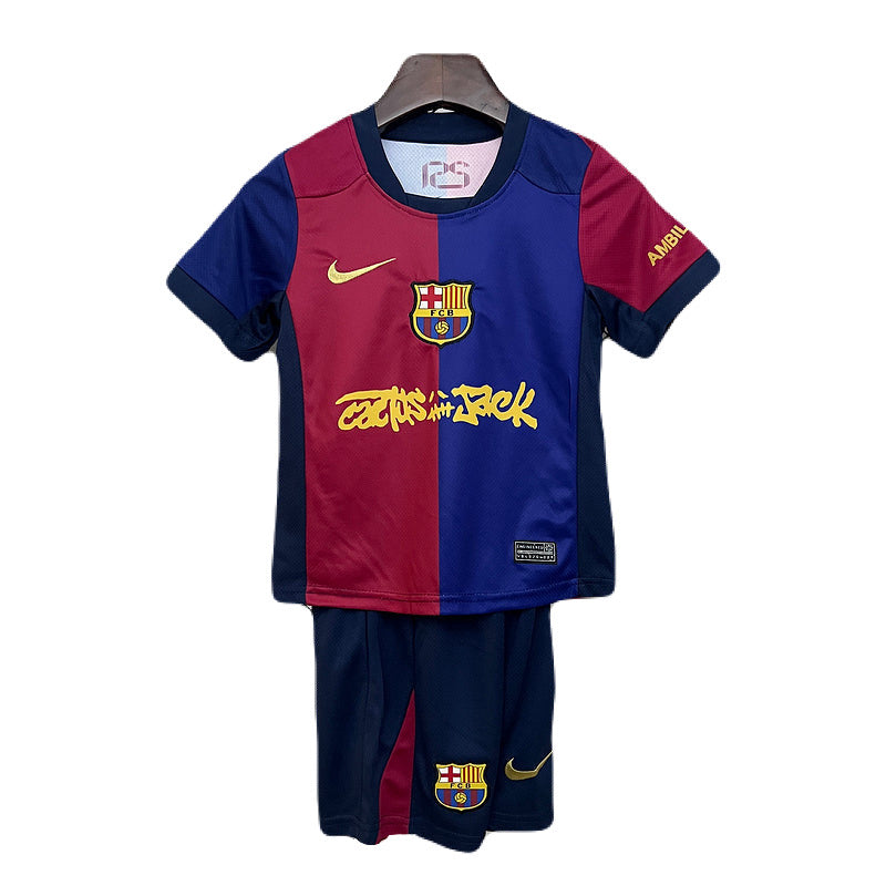 Kinder-Set Barcelona Heimtrikot