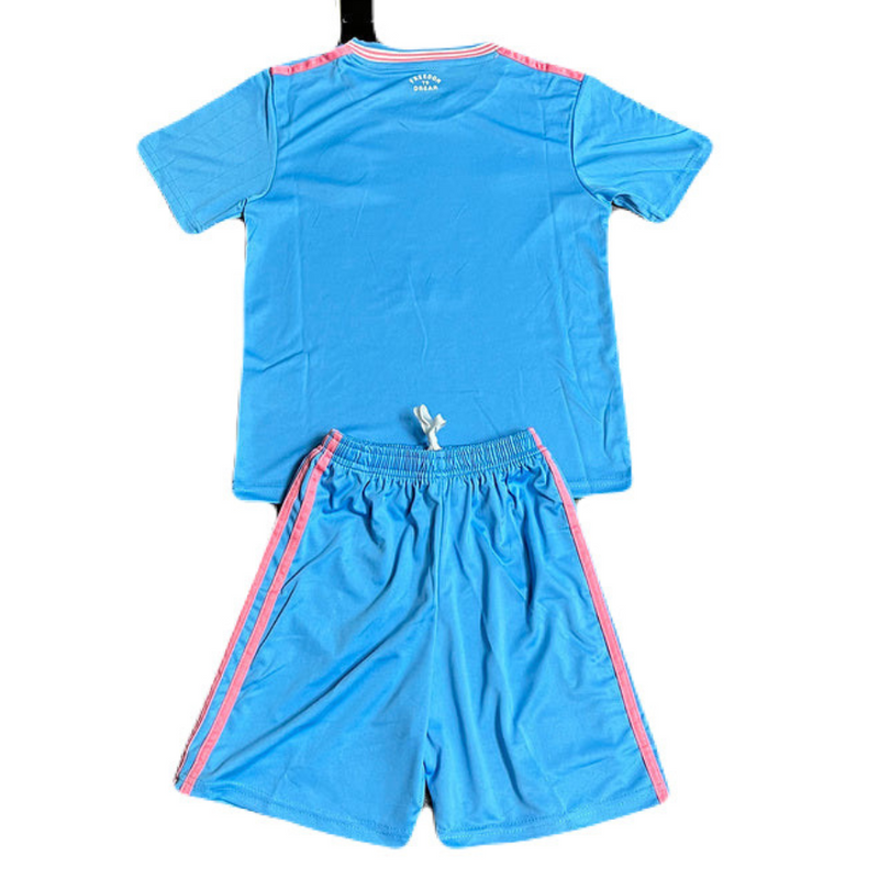 Kinder-Set Inter Miami Drittetrikot 25/26 Blau