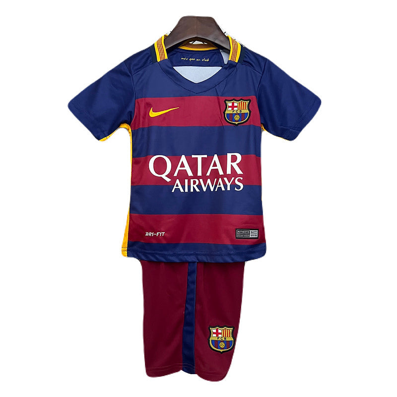 Kinder-Set Barcelona Heimtrikot 15/16 (Retro)