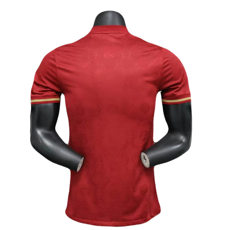 Bayern München 125 Jahre Trikot 25/26 Herren Spieler-Version Rot