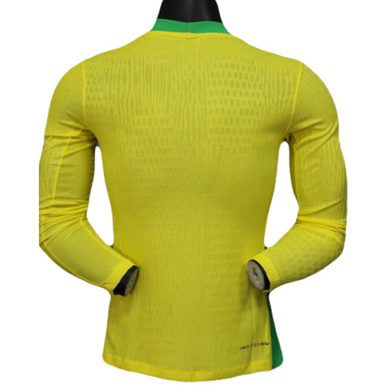 Brasilien Langarm Heimtrikot 25/26 Herren Spieler-Version