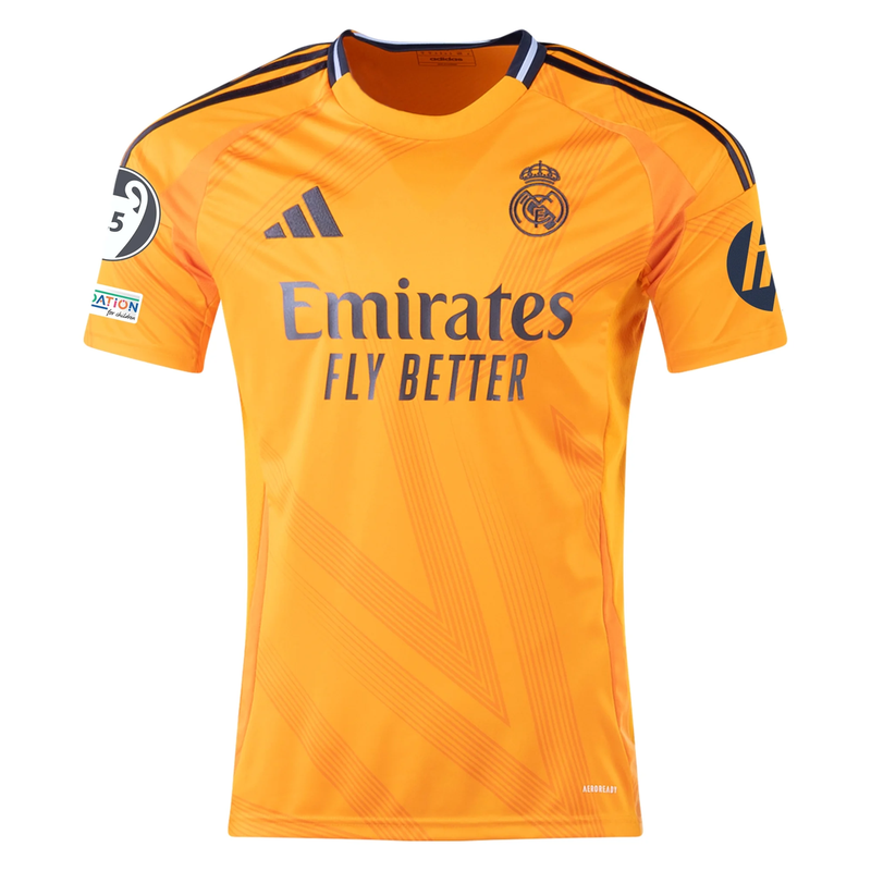 Real Madrid Auswärtstrikot 24/25 Herren Fan-Version mit Patches