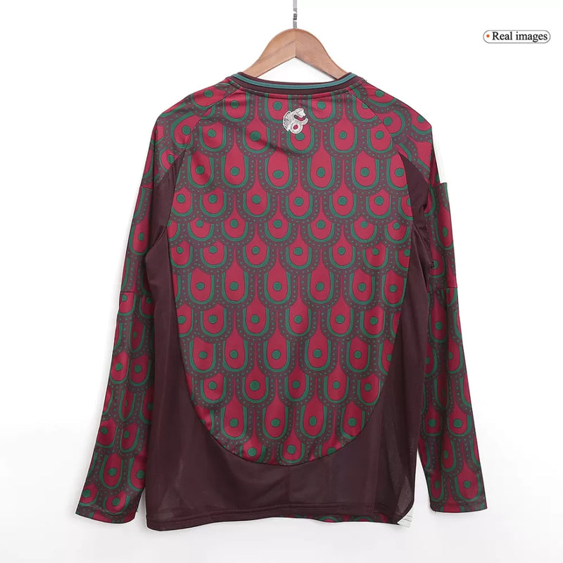 Herren Mexiko Auswärtstrikot 24/25 Langarm Fantrikot