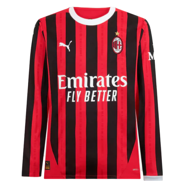 AC Milan Langarm Heimtrikot 24/25 Herren Fan-Version