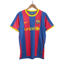Barcelona Heimtrikot 10/11 Herren Fan-Version Blau und Granat (Retro)