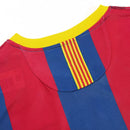 Barcelona Heimtrikot 10/11 Herren Fan-Version Blau und Granat (Retro)