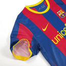 Barcelona Heimtrikot 10/11 Herren Fan-Version Blau und Granat (Retro)