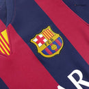 Barcelona Heimtrikot 14/15 Herren Fan-Version Blau und Granat (Retro)
