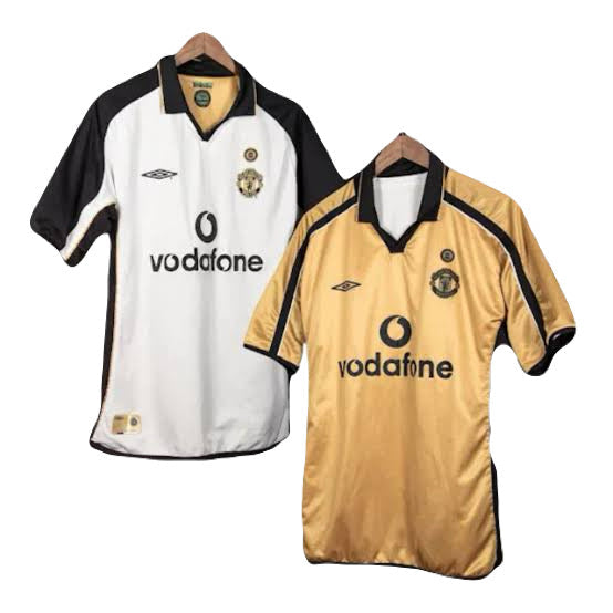 Manchester United Drittetrikot 01/02 Herren Fan-Version (Retro)