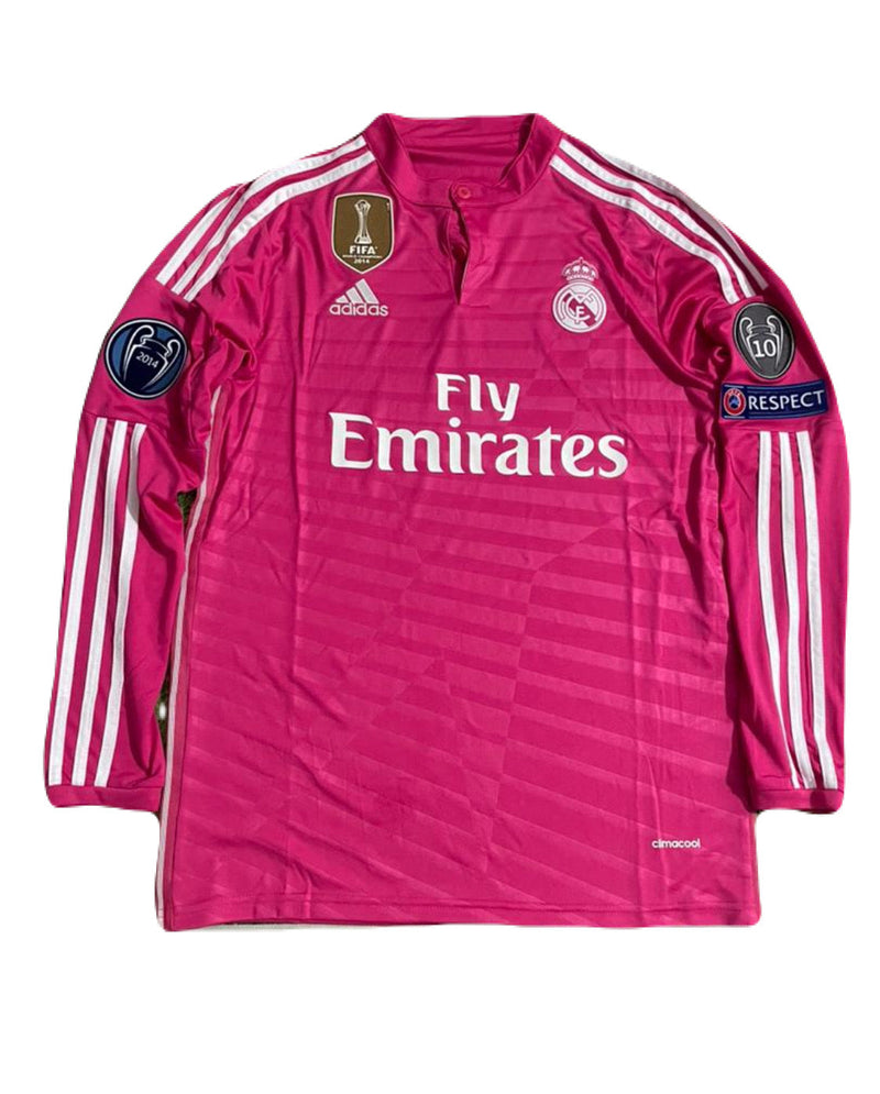Real Madrid Langarm Zweittrikot 04/05 Herren Fan-Version mit Patches (Retro)