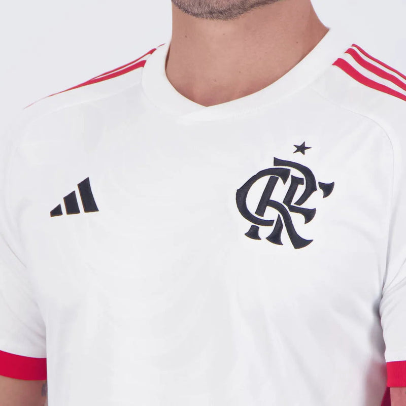 Flamengo Auswärtstrikot 24/25 Herren Fantrikot Weiß