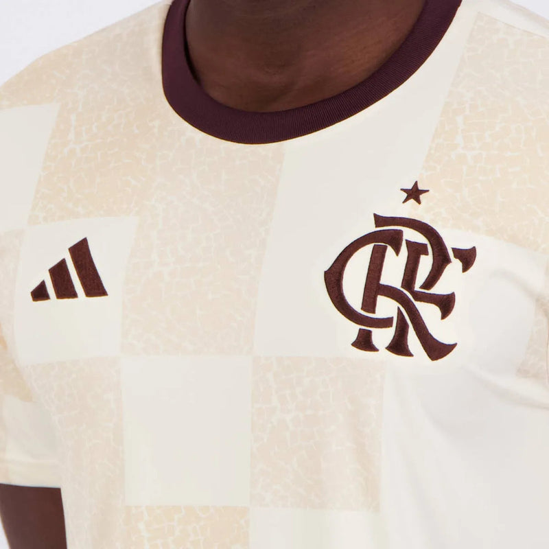 Flamengo Trainingsshirt 24/25 Herren Fantrikot Beige