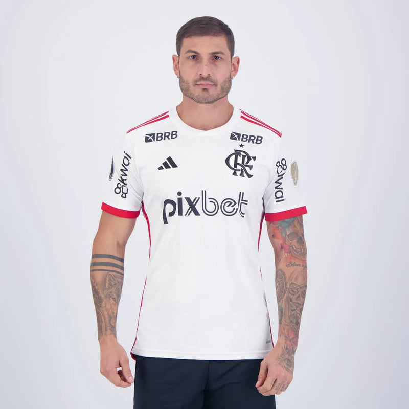 Flamengo Auswärtstrikot 24/25 Herren Fantrikot mit Sponsoren