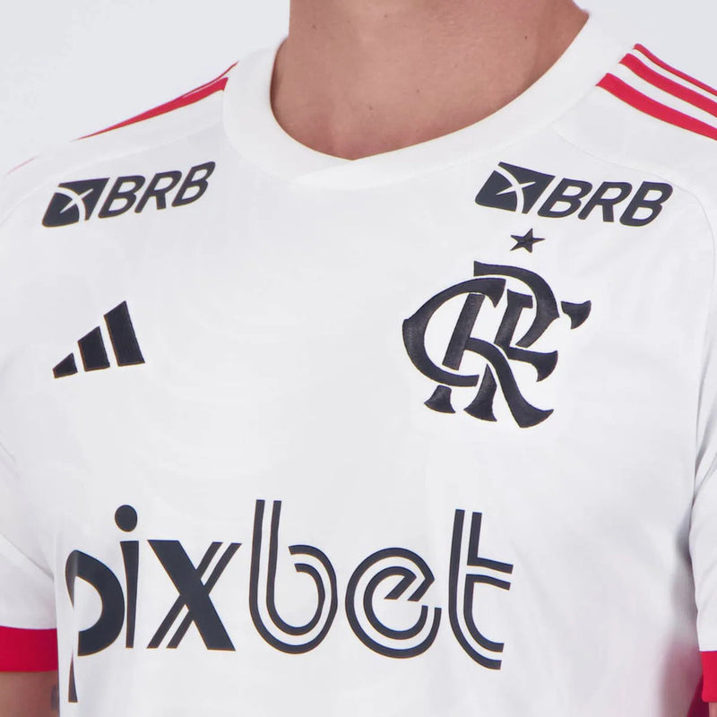 Flamengo Auswärtstrikot 24/25 Herren Fantrikot mit Sponsoren