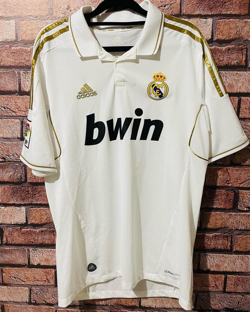 Real Madrid Heimtrikot 11/12 Herren Fan-Version Weiß (Retro)