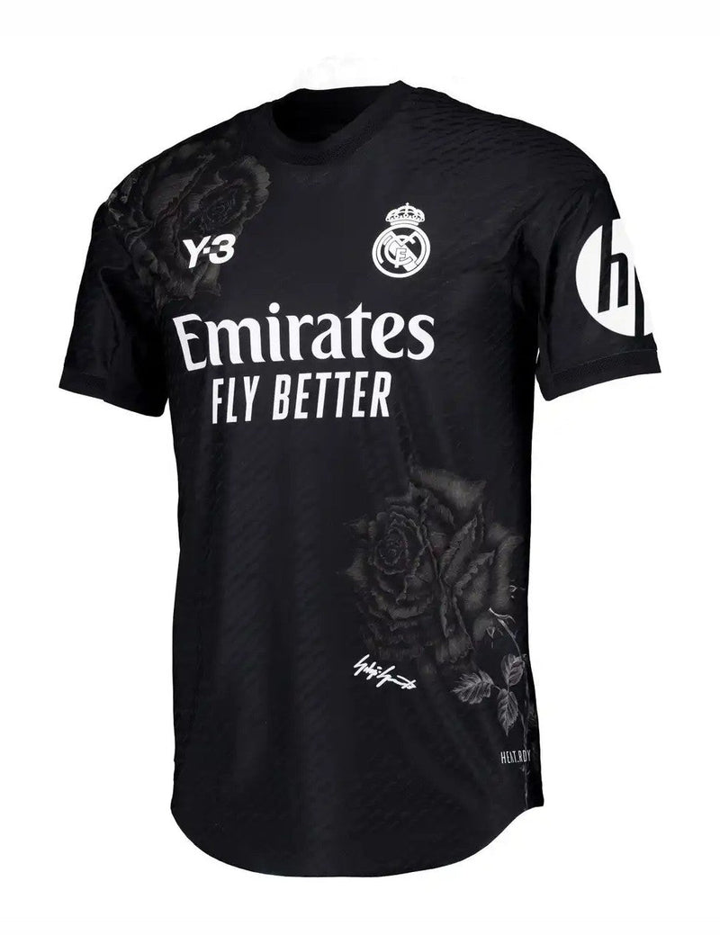 Real Madrid Y-3 Heimtrikot 24/25 Herren Spieler-Version Schwarz