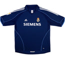 Real Madrid Auswärtstrikot 05/06 Herren Fan-Version Dunkelblau (Retro)