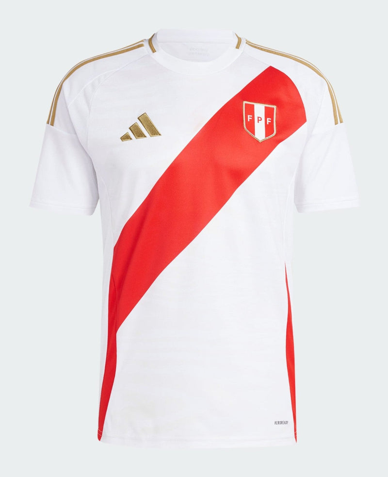 Peru Heimtrikot 24/25 Herren Fan-Version Weiß