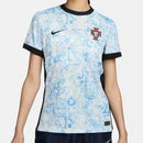 Portugal Auswärtstrikot 24/25 Damen Fantrikot Blau und Weiß