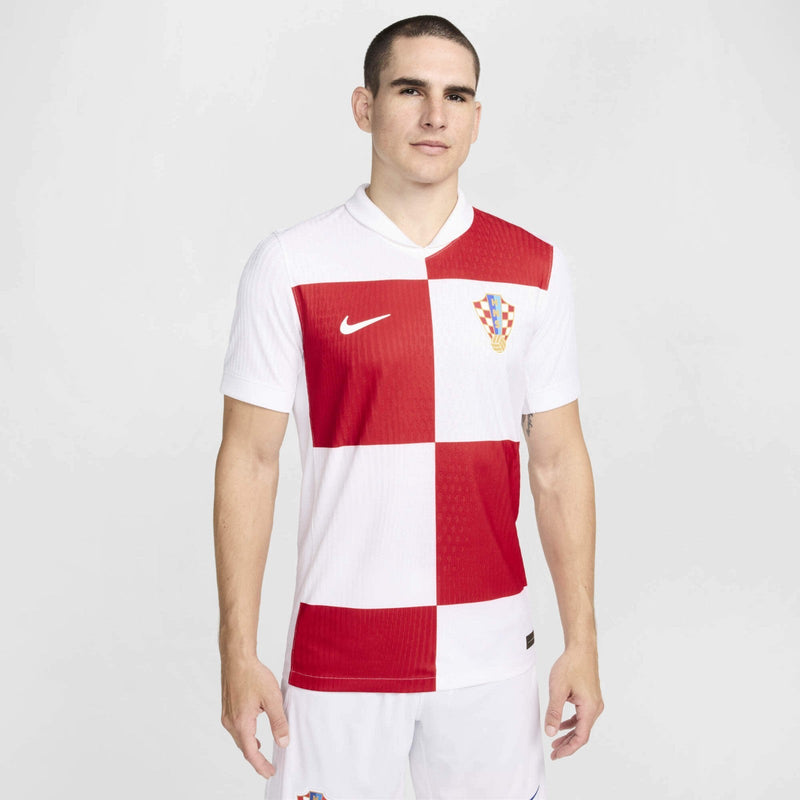 Kroatien Heimtrikot 24/25 Herren Fantrikot Weiß