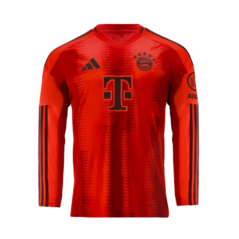 Bayern München Heimtrikot Langarm 24/25 Herren Fantrikot Ro