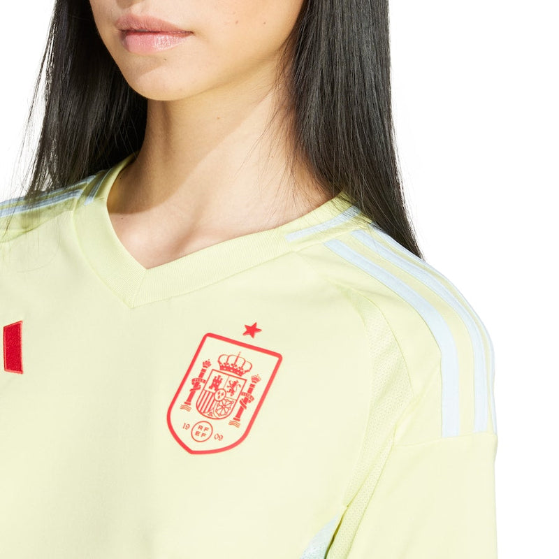 Spanien Auswärtstrikot 24/25 Damen Fantrikot Gelb