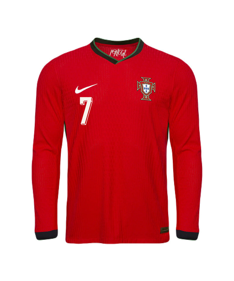 Langarmtrikot Portugal Heimtrikot 24/25 Herren Fantrikot