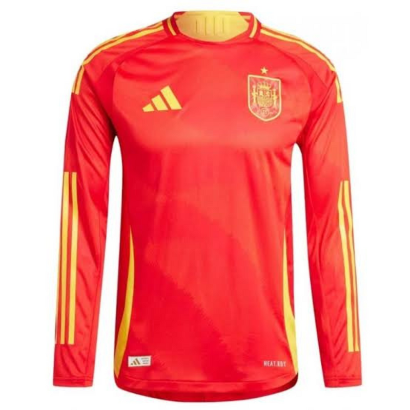 Spanien Langarm Heimtrikot 24/25 Herren Fan-Version