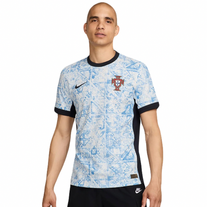 Portugal Auswärtstrikot 24/25 Herren Fan-Version Weiß und Blau