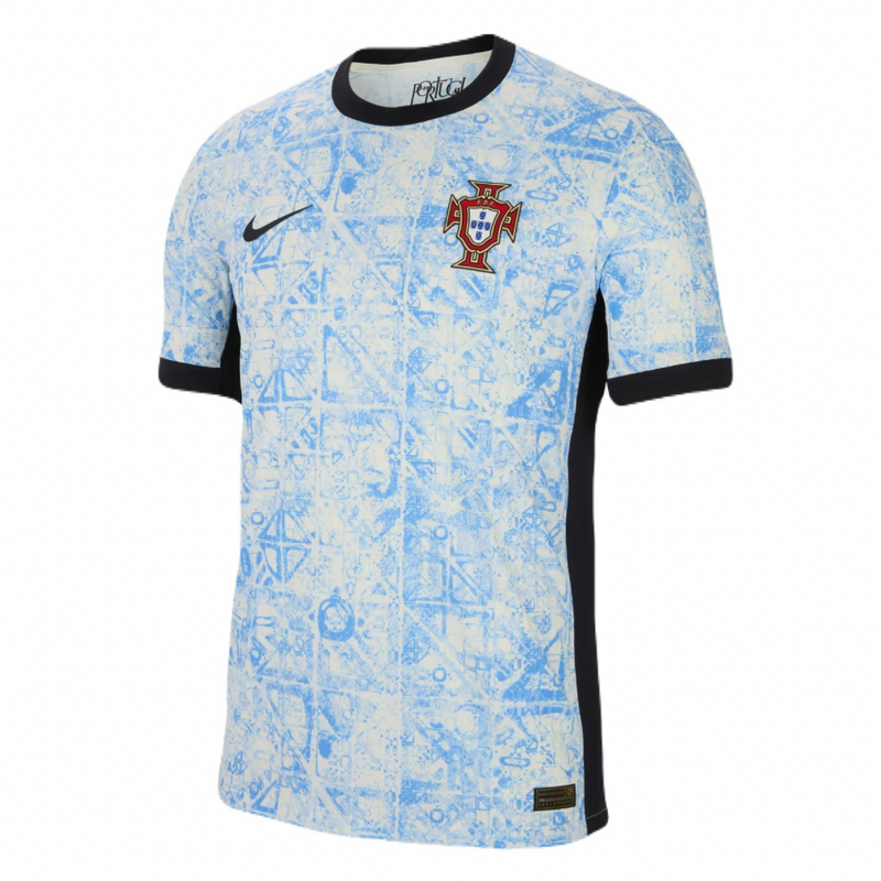 Portugal Auswärtstrikot 24/25 Herren Fan-Version Weiß und Blau
