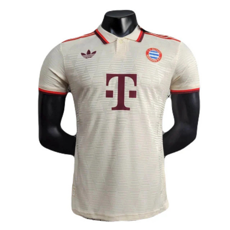 Bayern München Drittetrikot 24/25 Herren Spieler-Version Trikot Beige