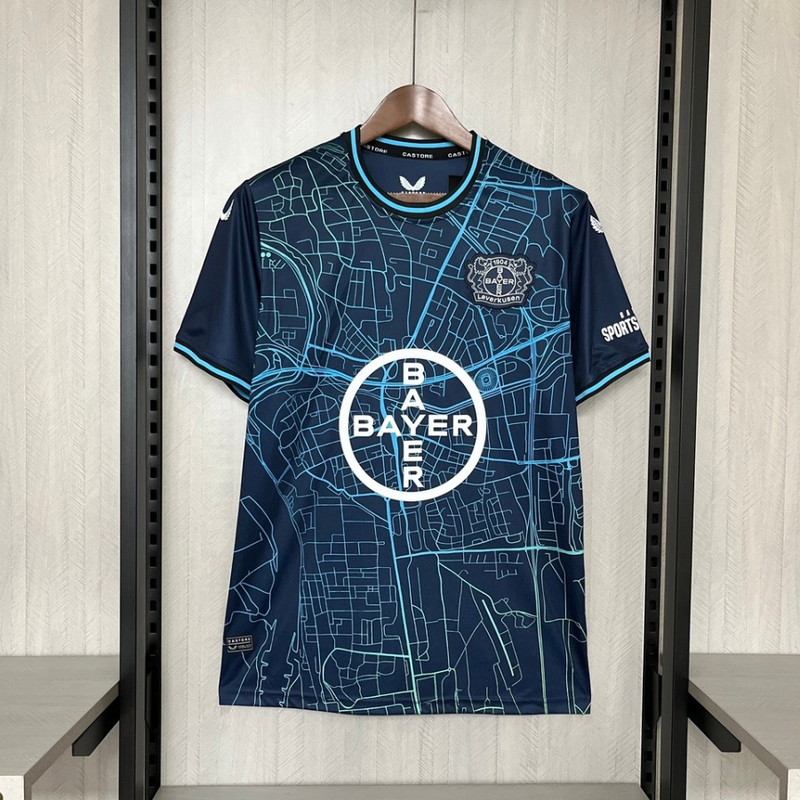 Bayer Leverkusen Limitierte Edition 24/25 Herren Fantrikot Blau