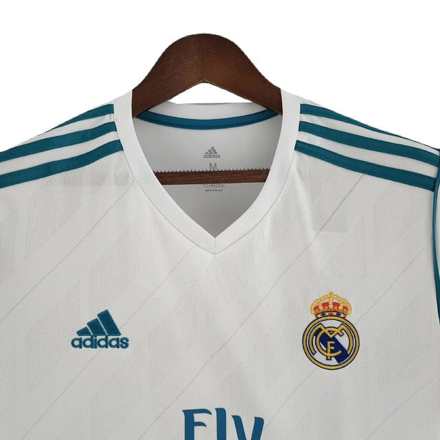 Real Madrid Heimtrikot 17/18 Herren Fan-Version Weiß (Retro)