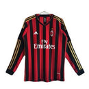 AC Milan Langarm Heimtrikot 13/14 Herren Fan - Version (Retro) - SHOP DES SPIELERS