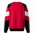 Detailaufnahme des AC Milan Vereinswappens auf dem Hoodie 25/26. Rückansicht des AC Milan Sweatshirt Hoodies 25/26 für Herren.