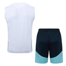 Argentinien Trainingsset 2026 2027 Herren weißes Tanktop blaue Shorts 1.1 Premium Qualität Shop des Spielers AFA Training Gear, Argentinien Trainingsset 2026, AFA Tanktop weiß, Argentinien Shorts blau, Argentinien Trikot 26/27, Fußball Trainingsset Herren, 1.1 Qualität Argentinien, Messi Training Gear, AFA Fanshop Deutschland.
