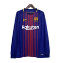 Shop des Spielers, FC Barcelona Trikot 17/18, Barcelona Langarm Retro, Barça Trikot Retro, Barcelona Heimtrikot 2017, Fußball Retro-Trikot, Fan-Version Barcelona, Barça Sammlerstück, La Liga Retro, Fußball-Fanartikel, Barcelona Langarm 17/18, Trikot-Klassiker.