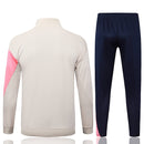 FC Barcelona, Trainingsanzug, 25/26, Herren, Lachs, Dunkelblau, Jacke und Hose, Barcelona Fanwear, Barcelona Trainingsset, Fußball Fanartikel, Culé Style, Shop des Spielers, Casual Sportswear